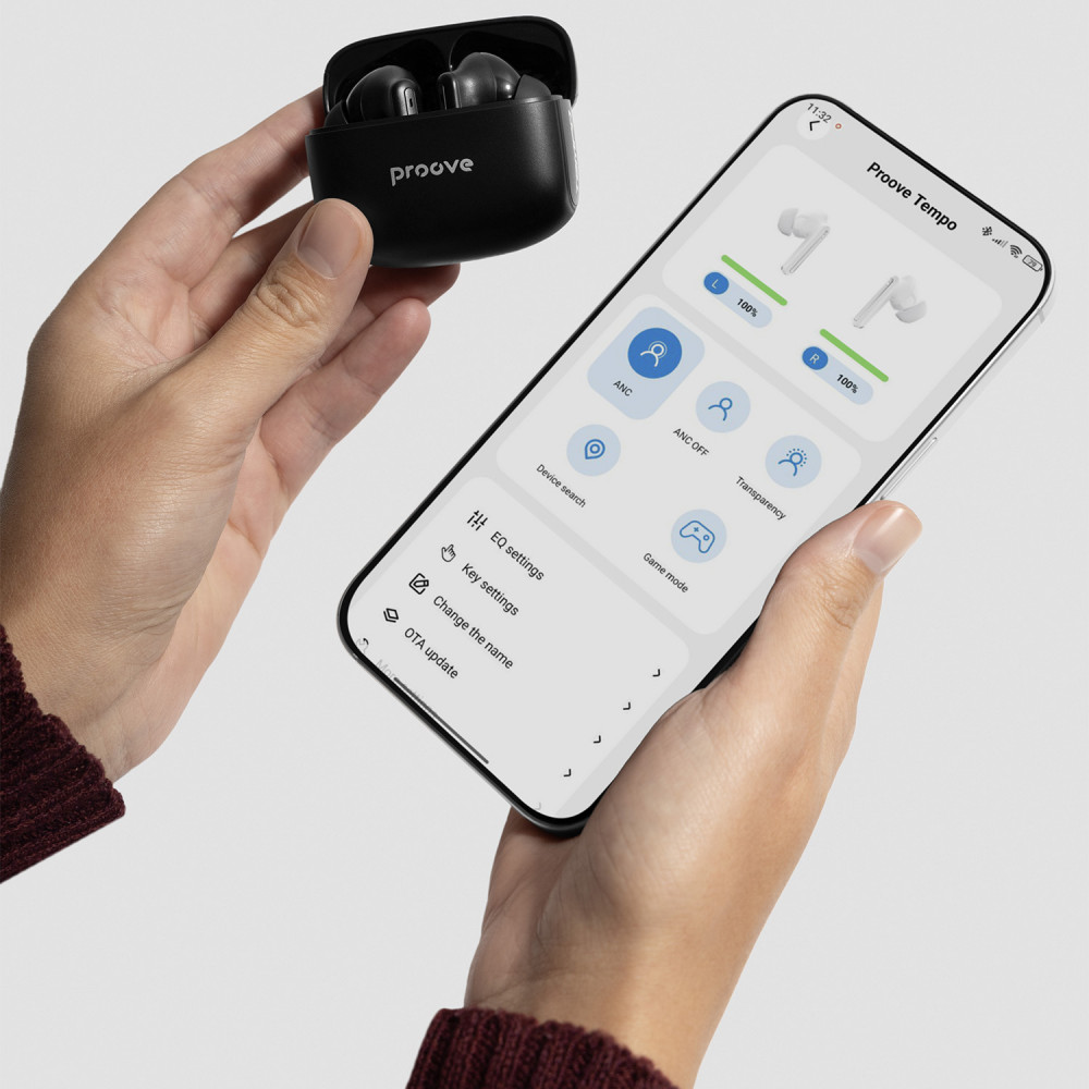 Бездротові навушники Proove Tempo TWS with ANC (APP) — Придбати в Україні - фото 15
