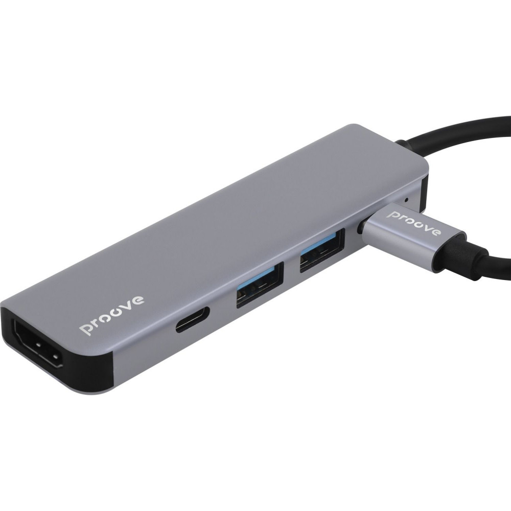 Type-C-Хаб Proove Arc Link 5 in 1 (2*Type-C3.0 + 2*USB3.0 + HDMI) — Придбати в Україні - фото 1