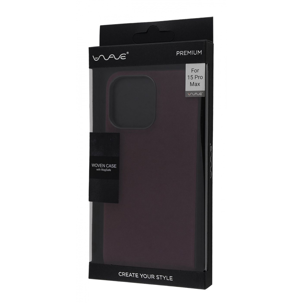 Чохол WAVE Premium Woven Case with Magnetic Ring iPhone 15 Pro Max — Придбати в Україні - фото 1