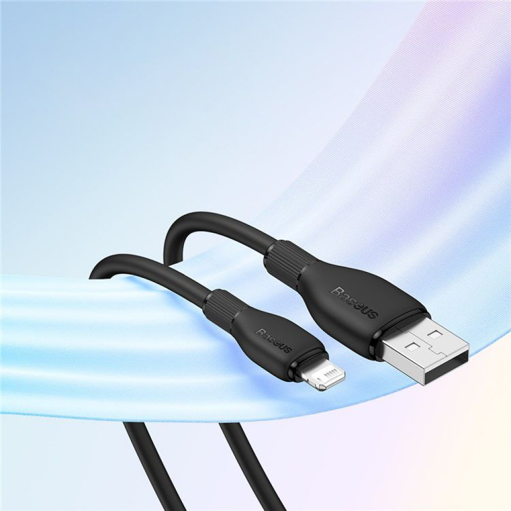 Кабель Baseus Pudding Series Fast Charging Lightning 2.4A (1,2m) — Придбати в Україні - фото 2