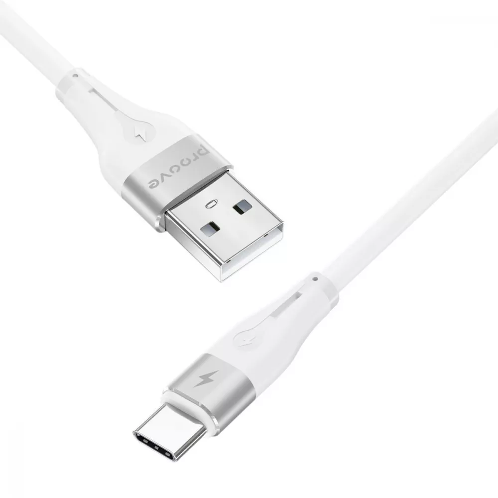 Кабель Proove Soft Silicone USB to Type-C 2.4A (1m) - фото 3