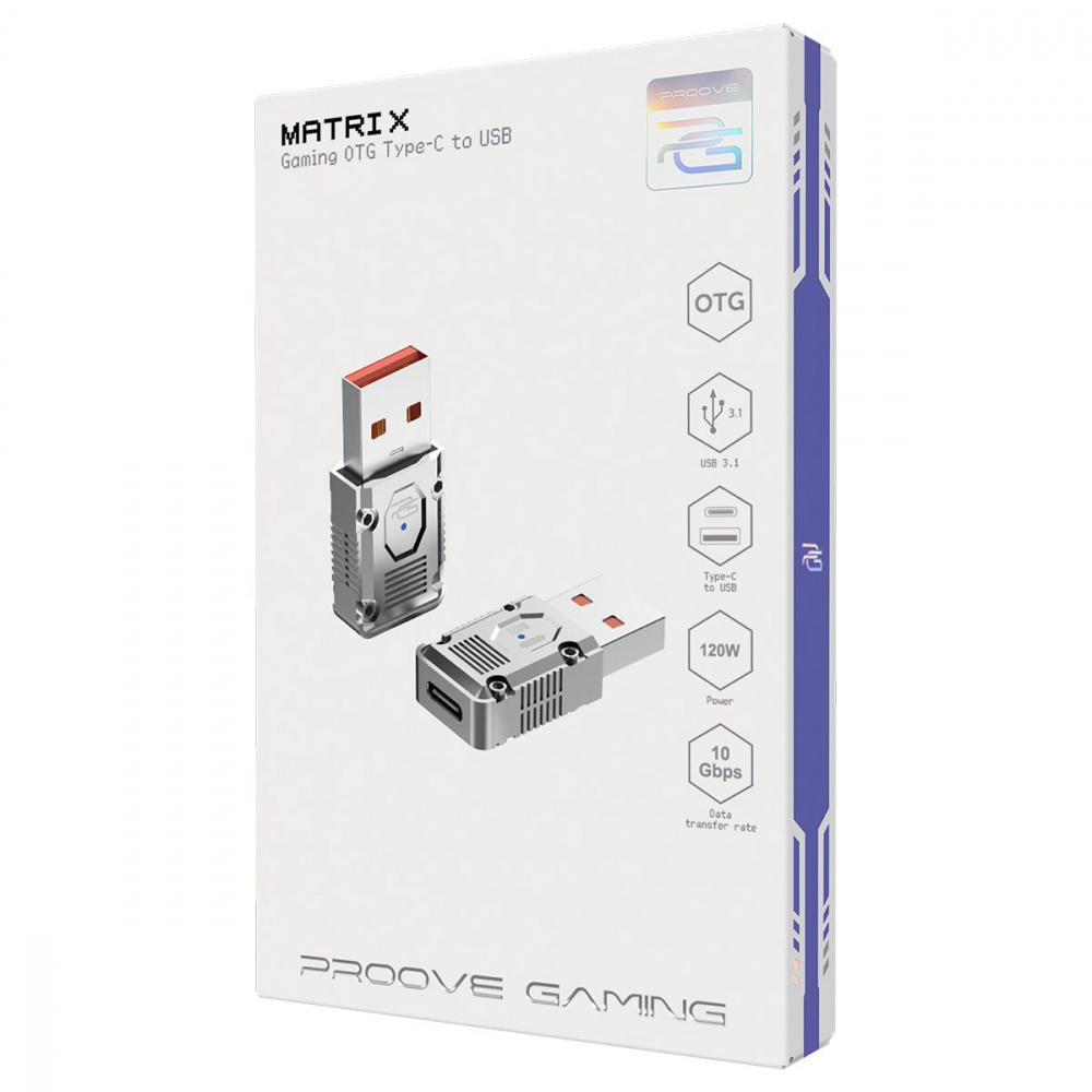 Перехідник Proove Gaming Matrix OTG Type-C to USB — Придбати в Україні - фото 1