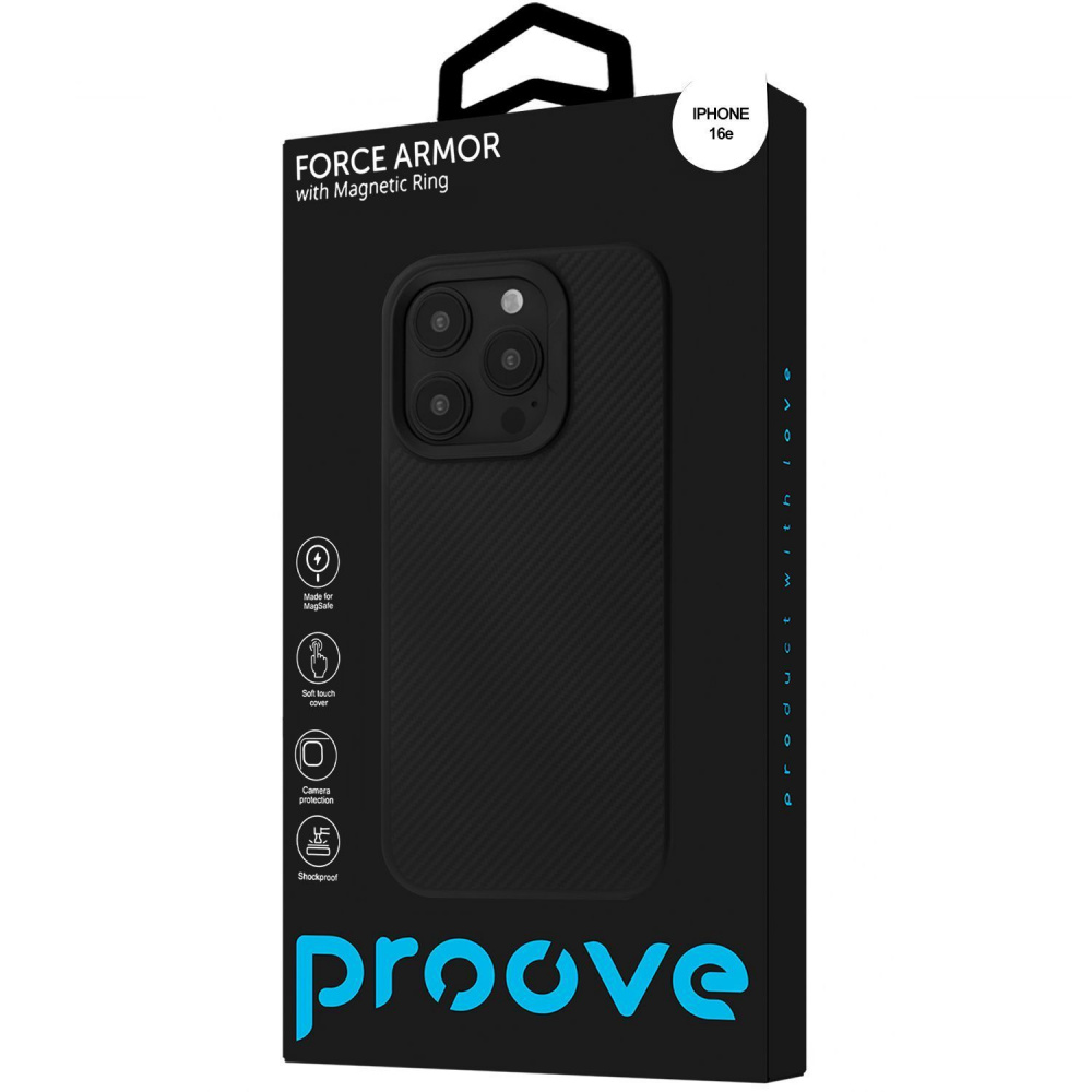 Чохол Proove Force Armor Case with Magnetic Ring iPhone 16e — Придбати в Україні - фото 1