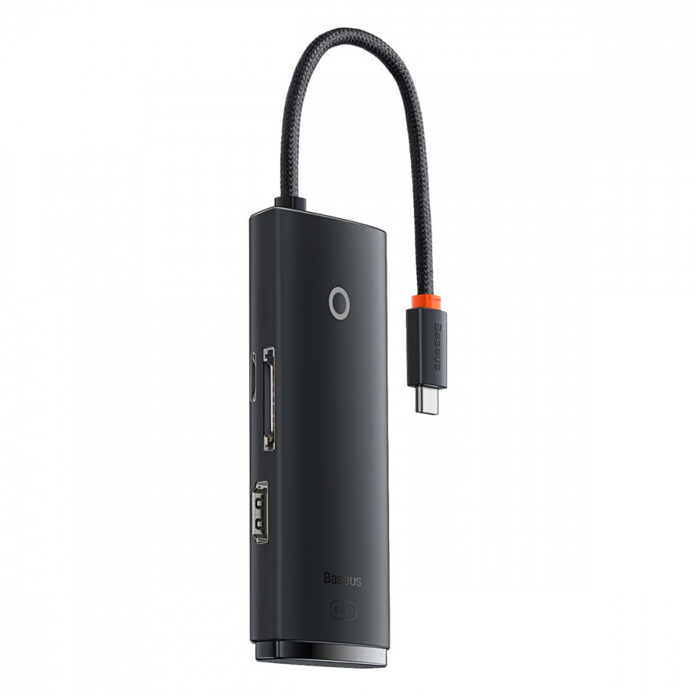 USB-Хаб Baseus Lite Series 6-in-1  (Type-C to HDMI + 2xUSB 3.0 + Type-C + SD/TF) - фото 7