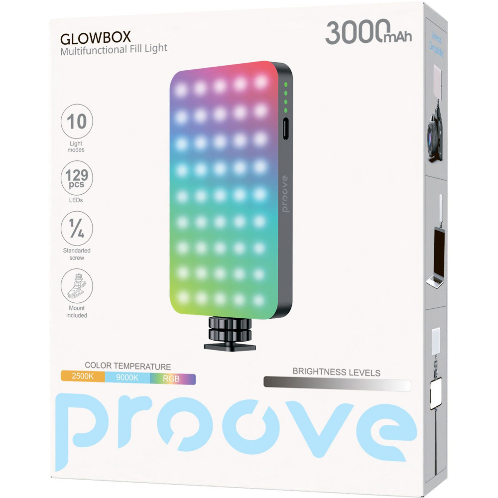 Портативне LED Відеосвітло Proove GlowBox — Придбати в Україні - фото 1