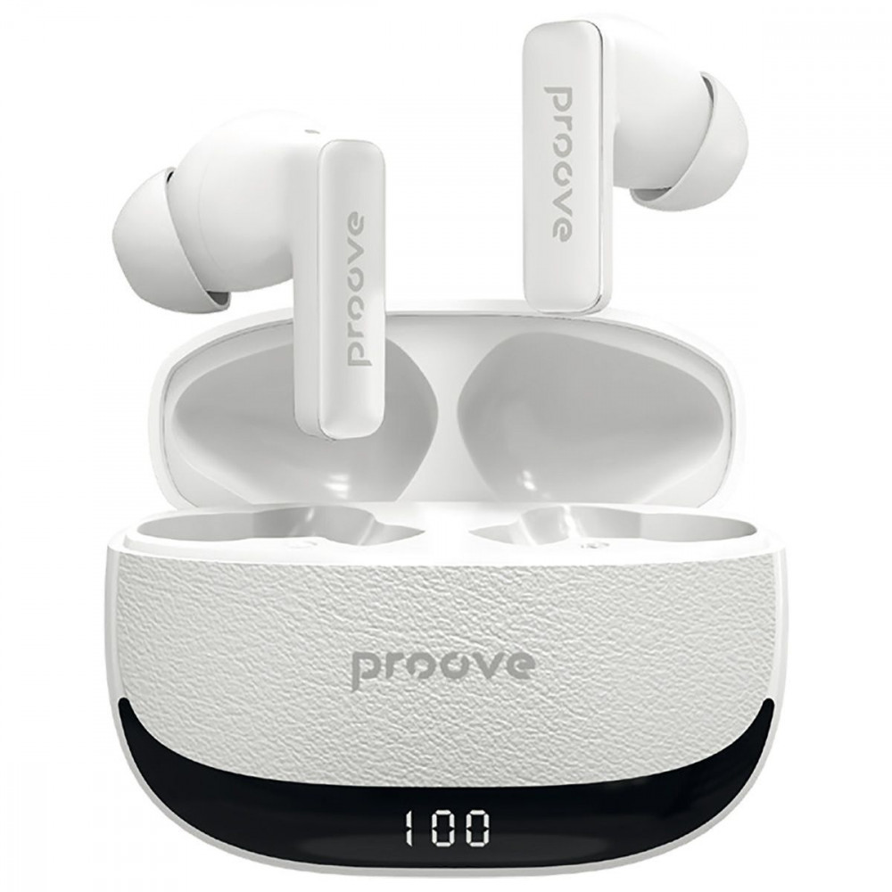 Бездротові навушники Proove Dreamer TWS with ANC (APP) white на малюнкі №1