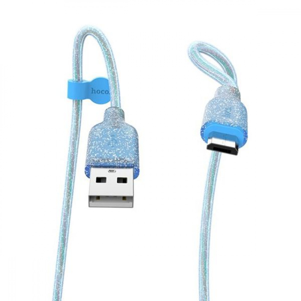 Кабель Hoco U73 Star Galaxy Silicone Micro USB (1.2m) — Придбати в Україні - фото 4