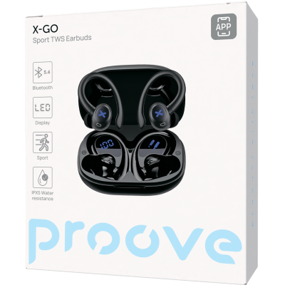 Купить Беспроводные наушники Proove X-Go TWS (APP) 64371 - Ncase