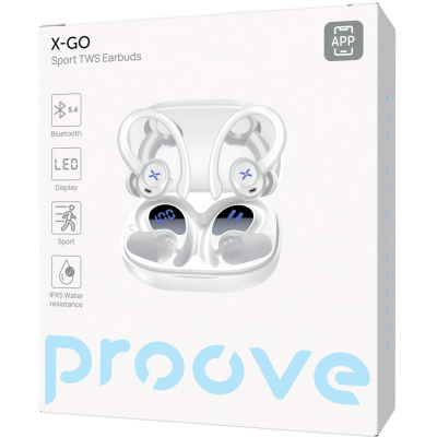 Купить Беспроводные наушники Proove X-Go TWS (APP) 64371 - Ncase