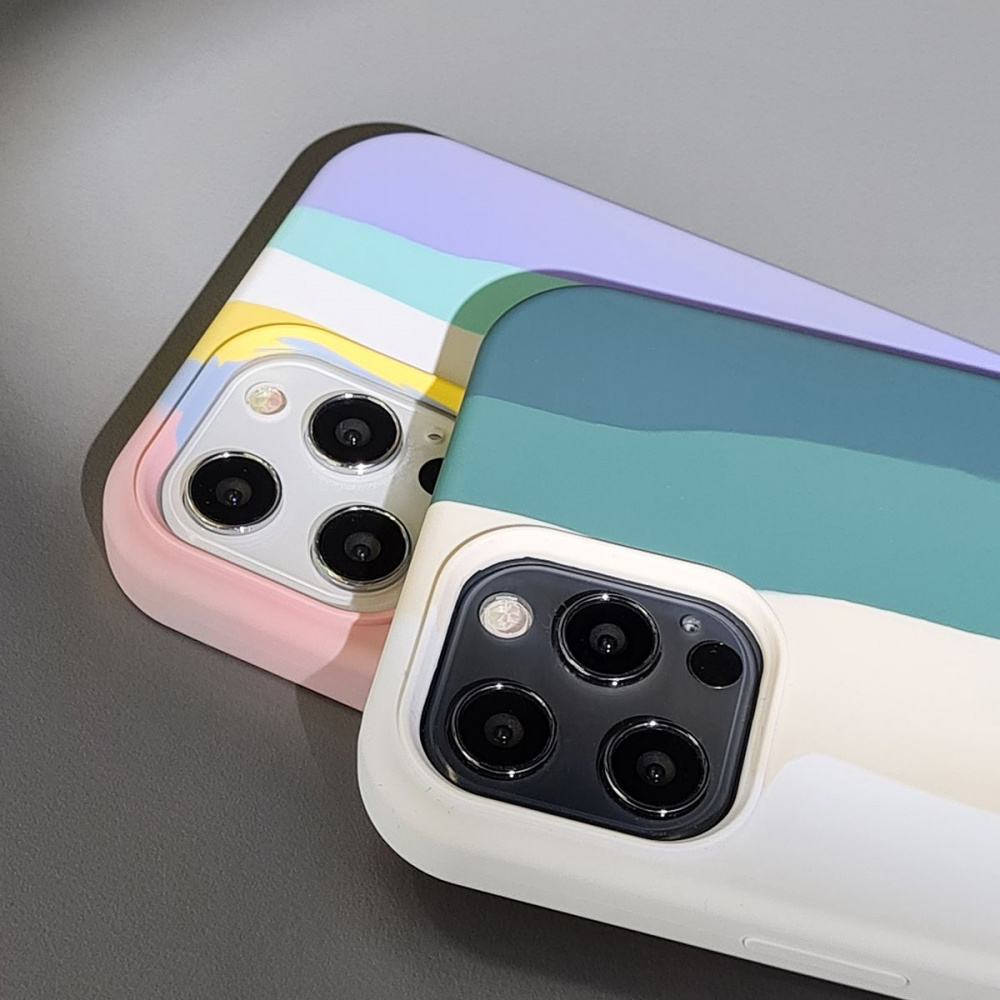 Чехол Rainbow Silicone Case iPhone 12 Pro Max - фото 5