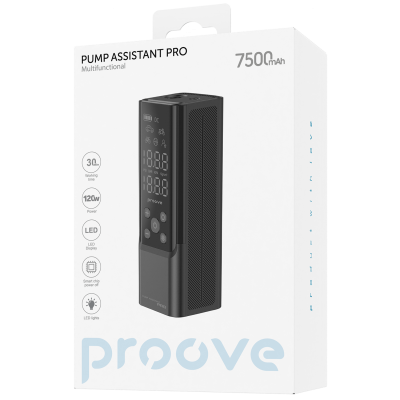 Автомобільний насос Proove Pump Assistant Pro 120W 7500mAh — Придбати в Україні