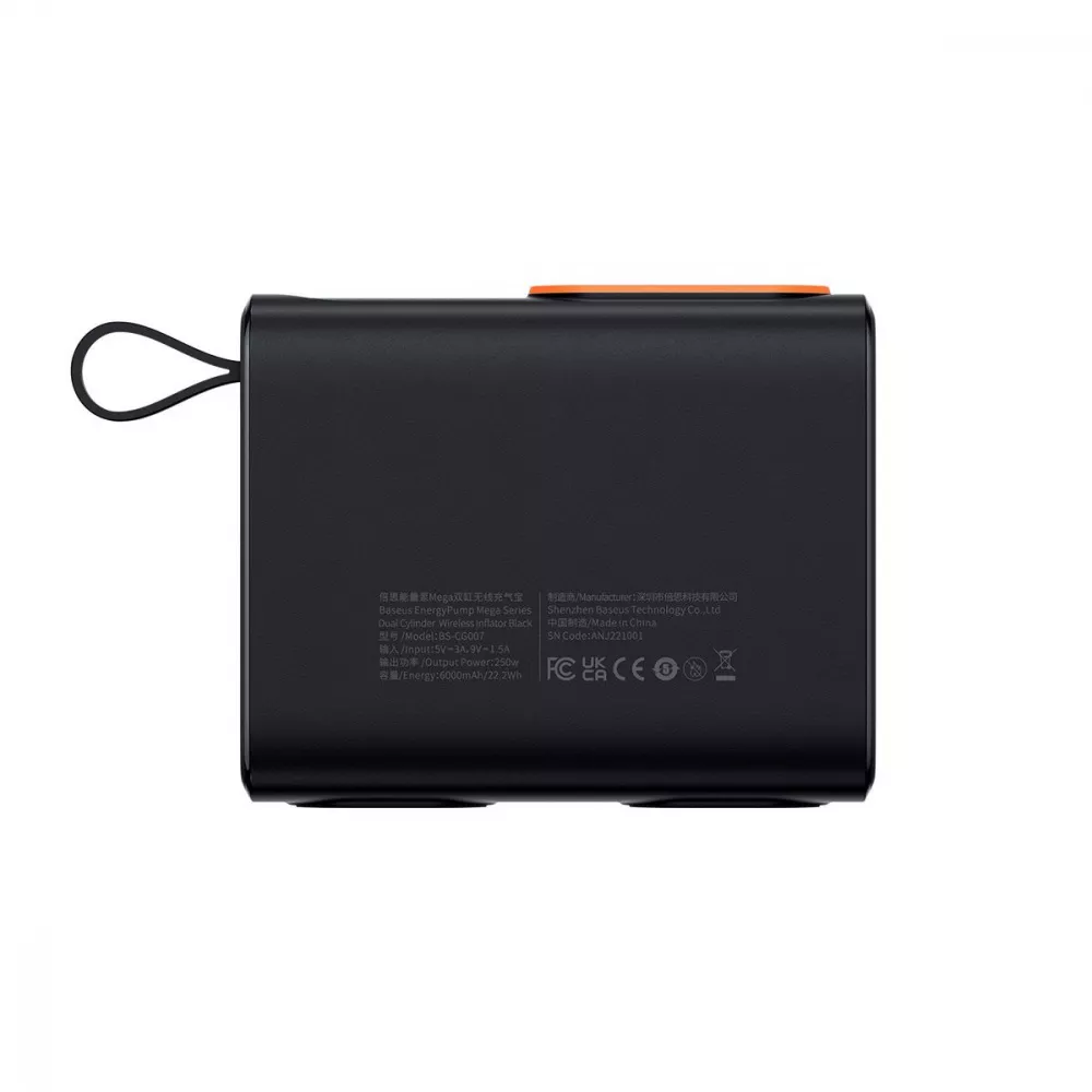 Автомобильный насос Baseus Mega EnergyPump Series Dual Cylinder Wireless - фото 4