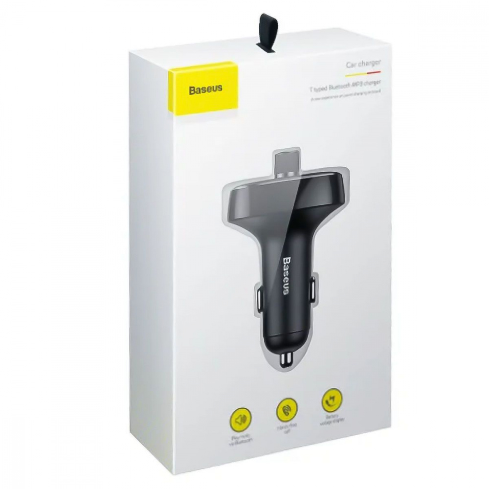 Автомобильное ЗУ Baseus FM Launcher S-09 Lite 35W (PD+QC3.0) Type-C+2USB - фото 1