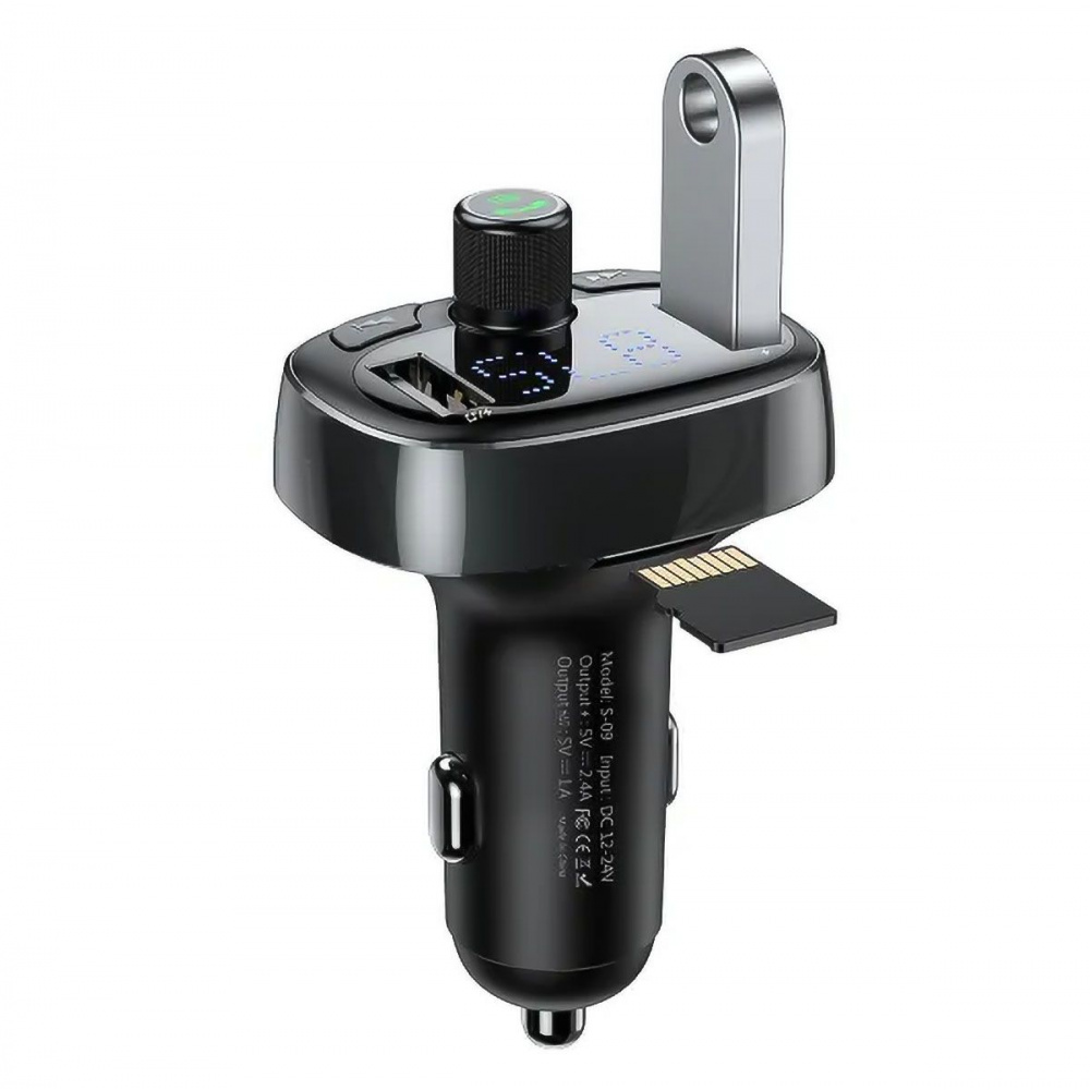 Автомобильное ЗУ Baseus FM Launcher S-09 Lite 35W (PD+QC3.0) Type-C+2USB - фото 2