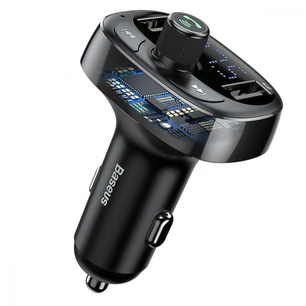 Автомобильное ЗУ Baseus FM Launcher S-09 Lite 35W (PD+QC3.0) Type-C+2USB - фото 5