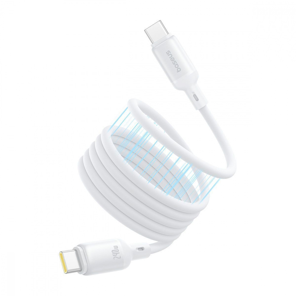Кабель Baseus PicoGo Magnetic Liquid Silicone Type-C to Type-C 240W (1m) — Придбати в Україні - фото 2