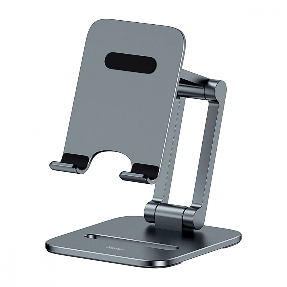 Подставка для телефона Baseus Desktop Biaxial Foldable Metal Stand - фото 2