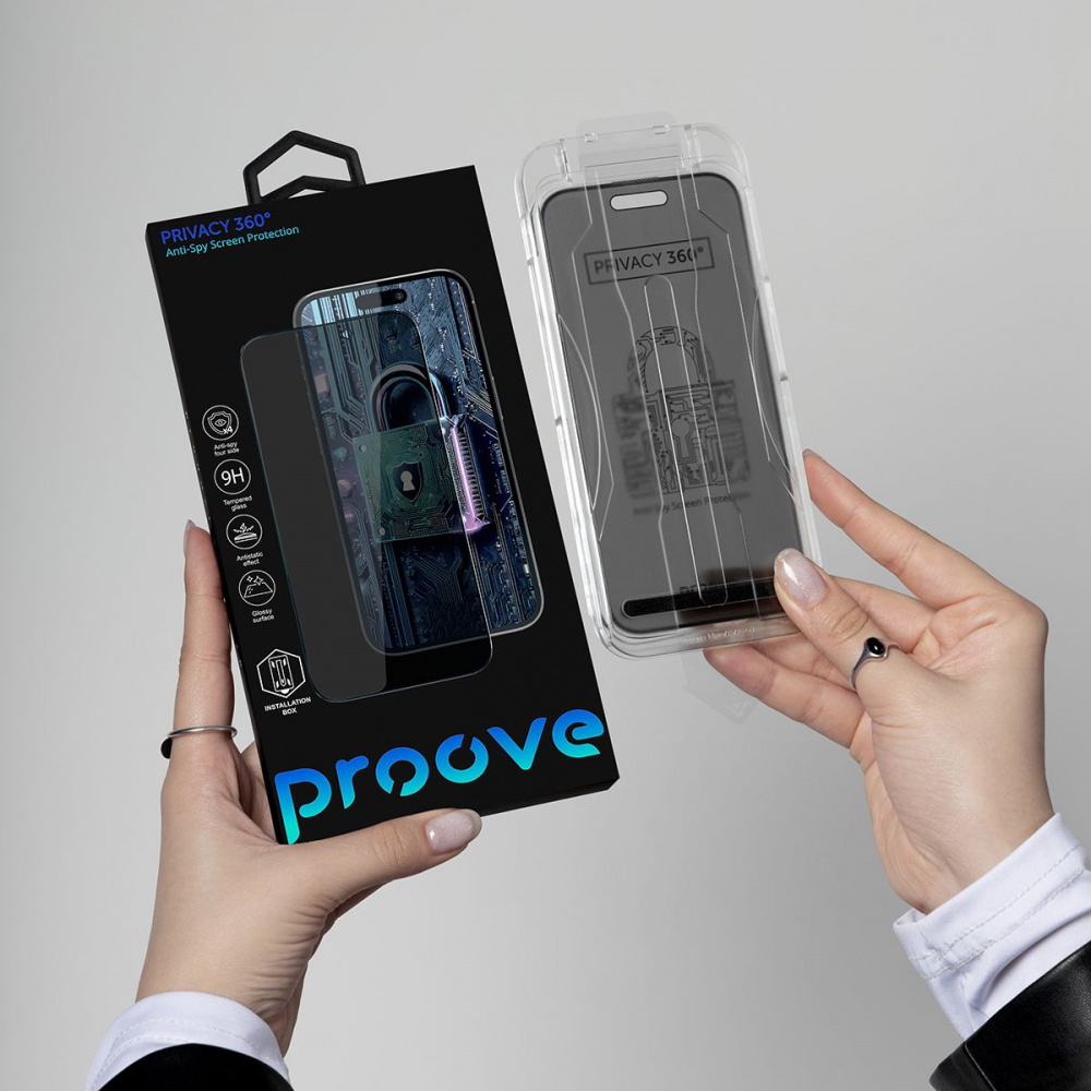 Захисне скло Proove Privacy 360 Installation Box iPhone 17 Air — Придбати в Україні - фото 2