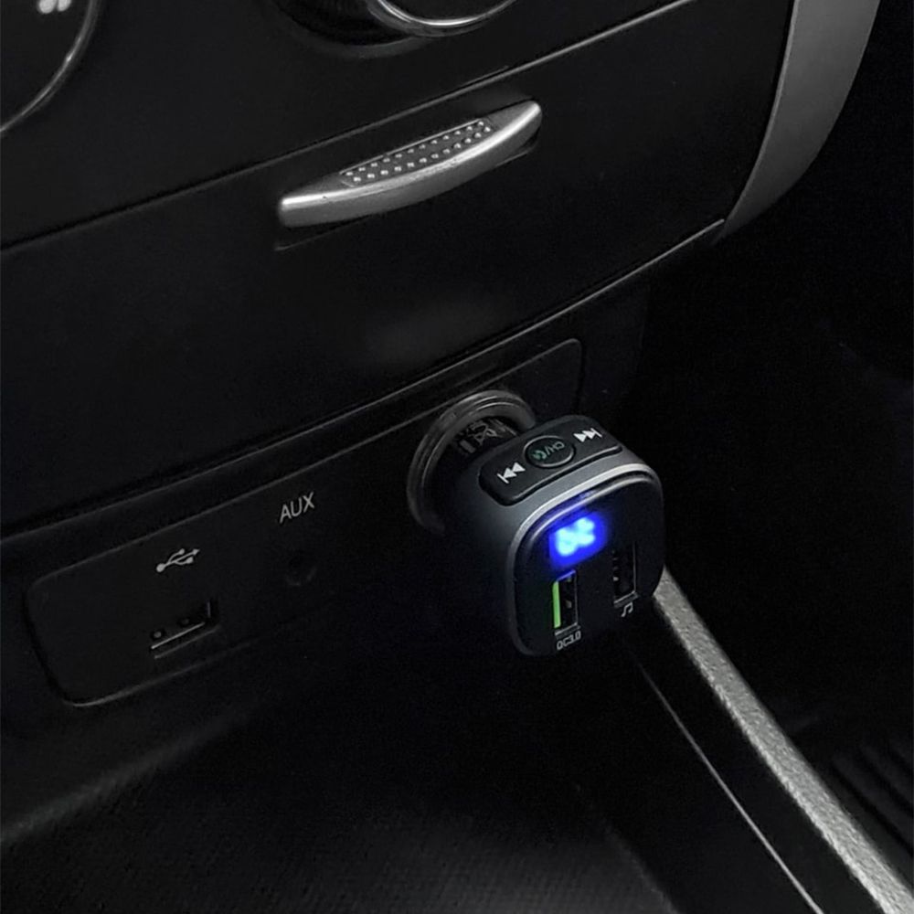 АЗП Hoco FM Launcher E67 Fighter 18W (2 USB) — Придбати в Україні - фото 3
