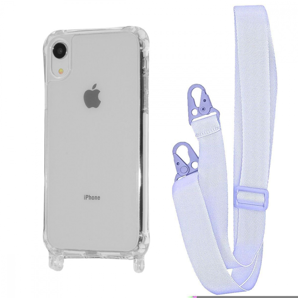 Чехол WAVE Clear Case with Strap iPhone Xr - фото 15