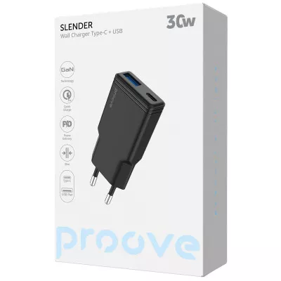 МЗП Proove Slender 30W (Type-C + USB) — Придбати в Україні