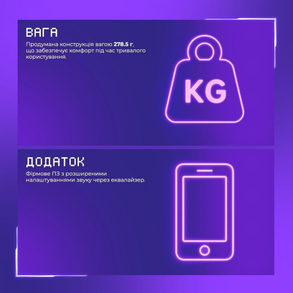 Бездротова ігрова гарнітура Proove Gaming Bliss Pro (APP) white (GHBLPPP10002) Білий на малюнкі №6