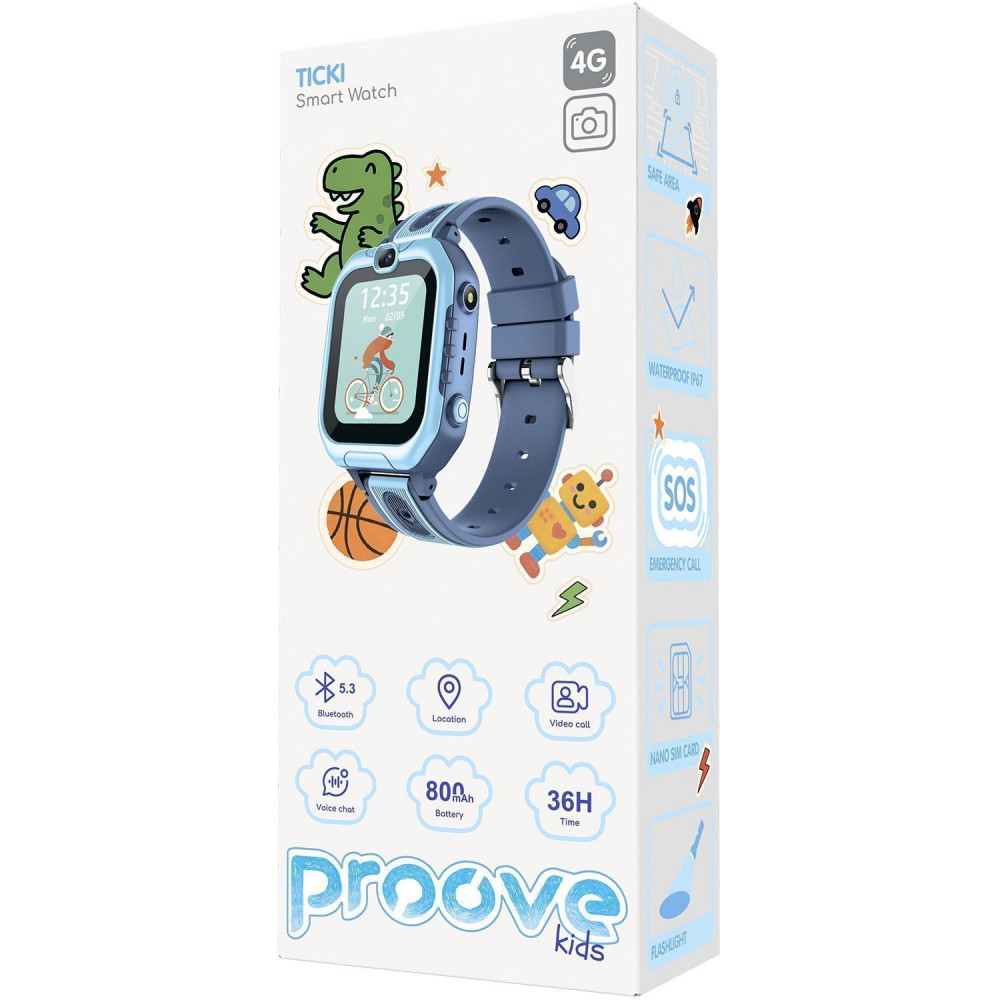 Смарт годинник Proove Kids Ticki with SIM+GPS — Придбати в Україні - фото 1