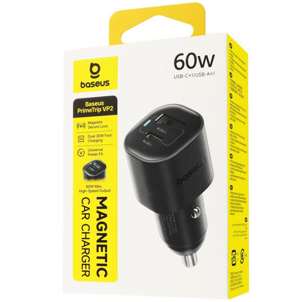 АЗП Baseus PrimeTrip VP2 60W (Type-C + USB) black