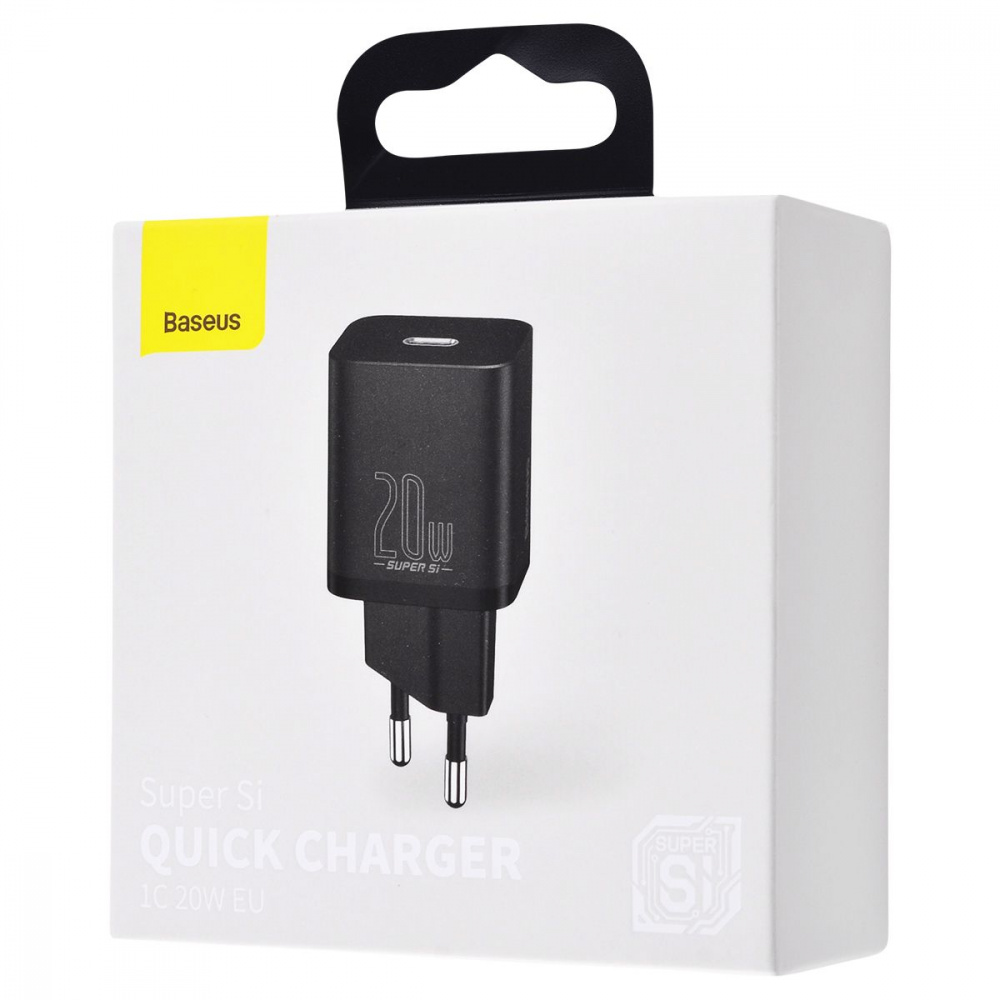 МЗП Baseus Super Silicone Quick Charger Charger 20W (Type-C) — Придбати в Україні - фото 1