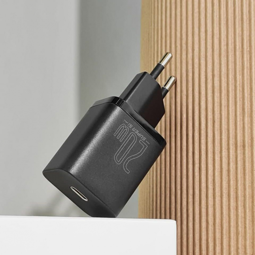 МЗП Baseus Super Silicone Quick Charger Charger 20W (Type-C) — Придбати в Україні - фото 3