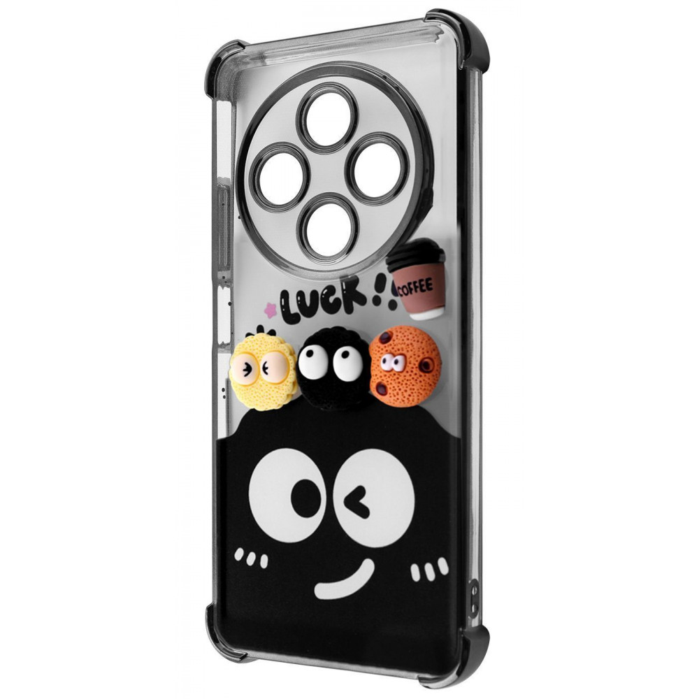 Чохол WAVE Winkie Xiaomi Redmi 14C 4G/Poco C75 4G/Redmi A4 black/splash на малюнкі №1