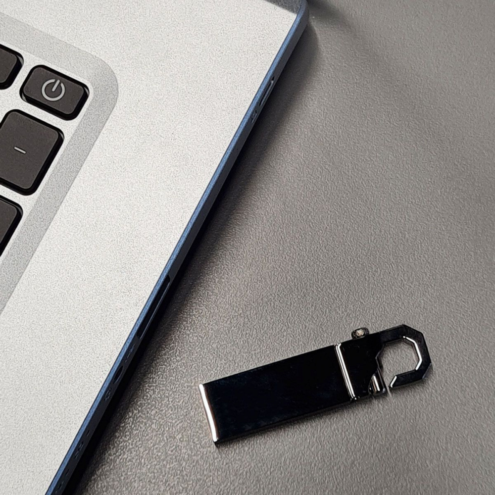 USB флеш-накопитель Metal Type Carabiner Style 64GB (USB 3.0) - фото 4