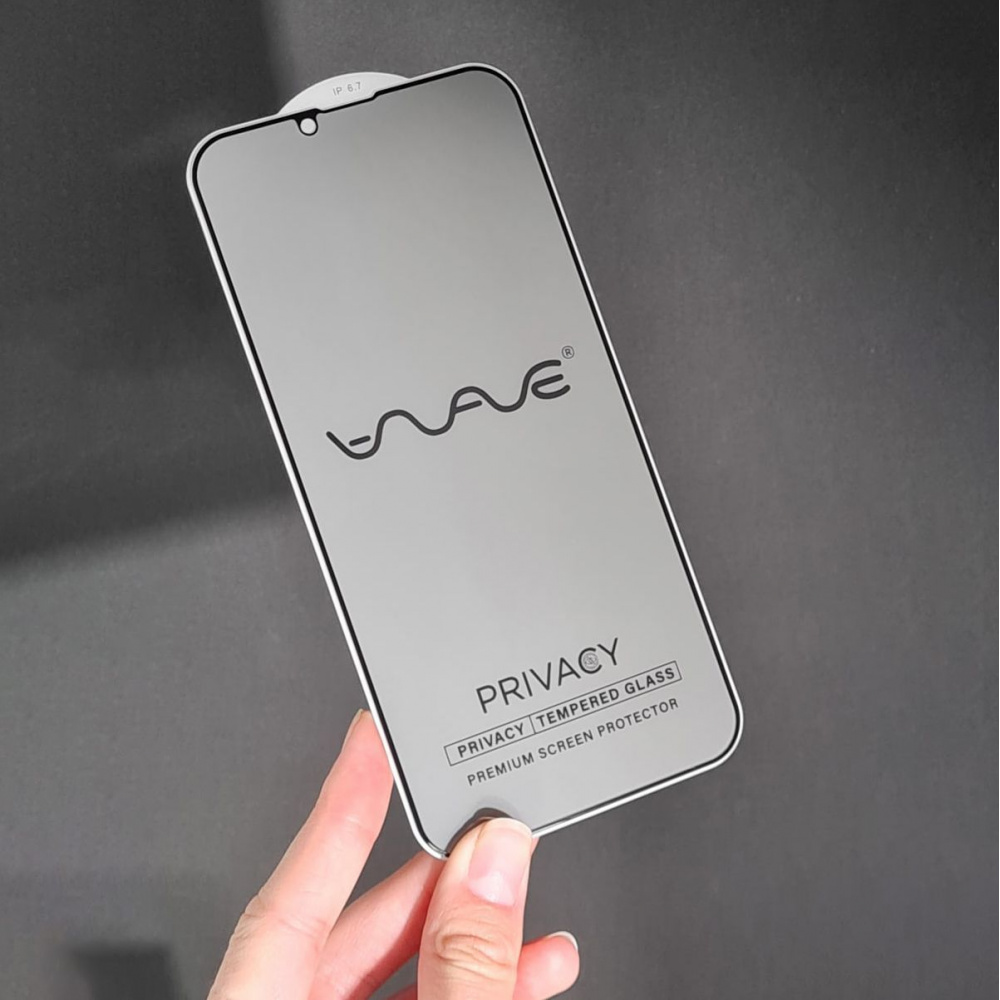 Защитное стекло WAVE Privacy iPhone 12 Pro Max - фото 5