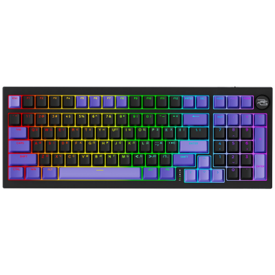 black/purple