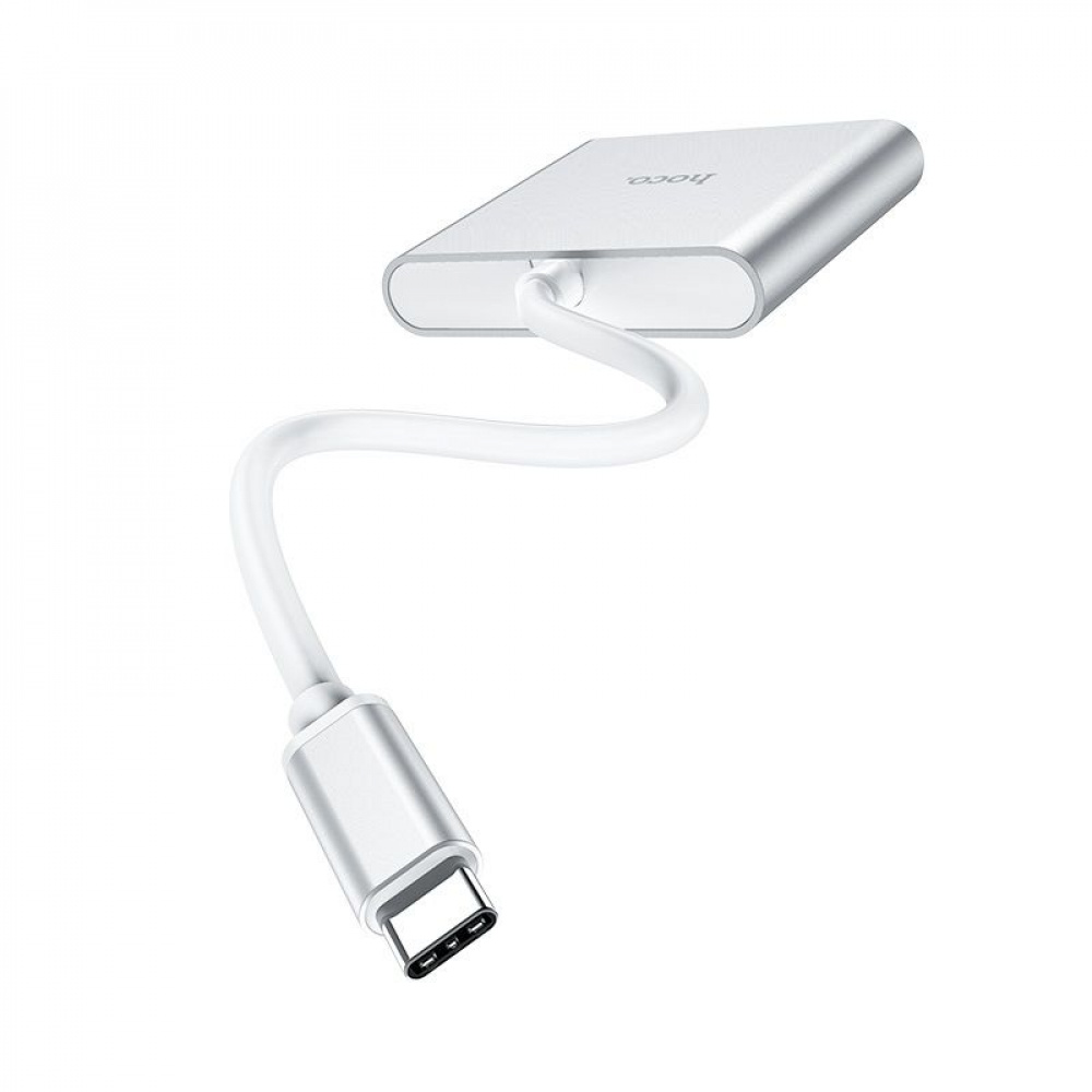 USB-Хаб Hoco HB14 Easy Use (Type-C to USB3.0+HDMI+PD) - фото 2