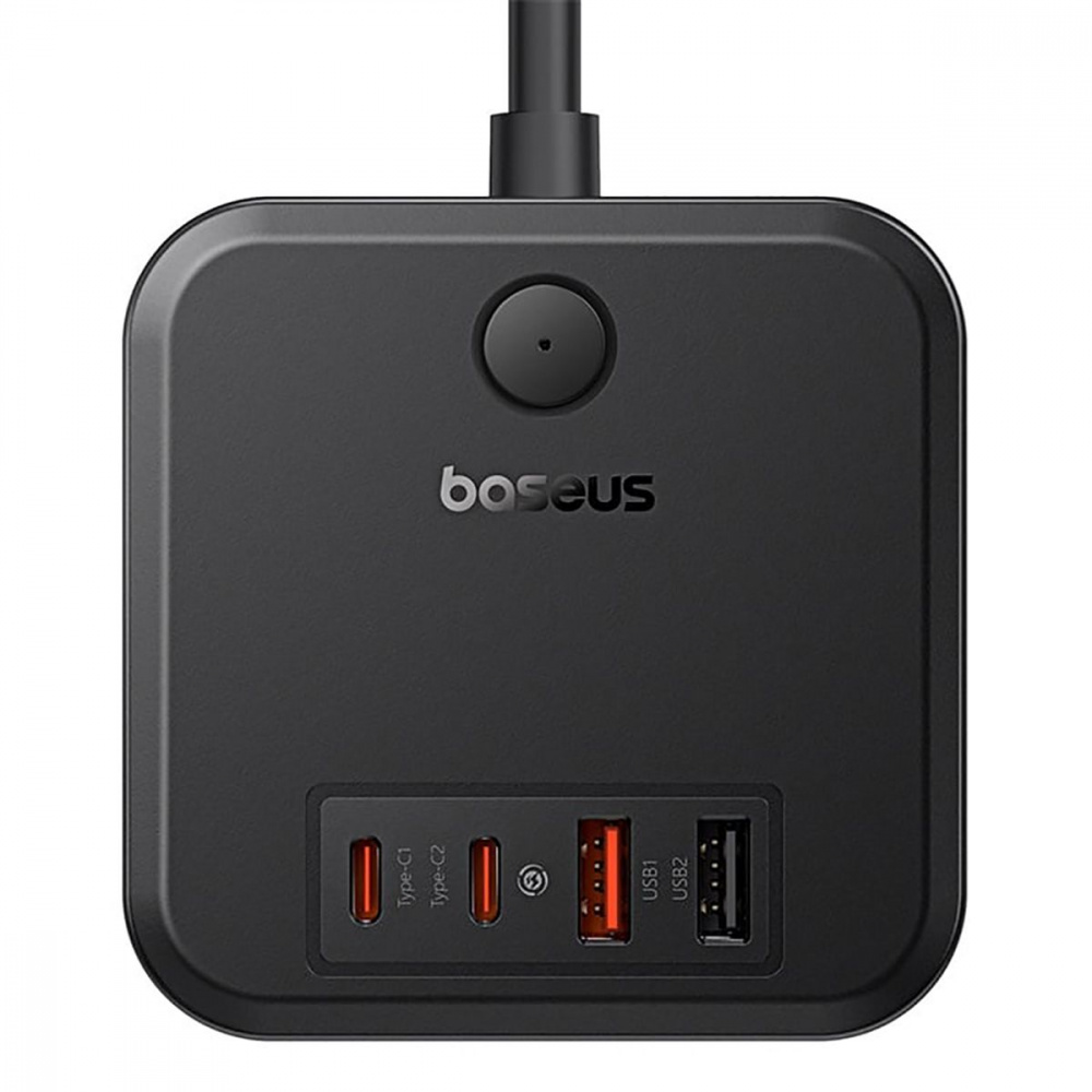 Мережевий фільтр Baseus PowerCombo Cube Power Strip 3xAC+2xUSB+2xType-C 30W (1.5m) — Придбати в Україні