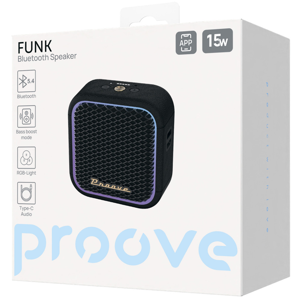 Портативна Акустика Proove Funk 15W (APP) — Придбати в Україні - фото 1