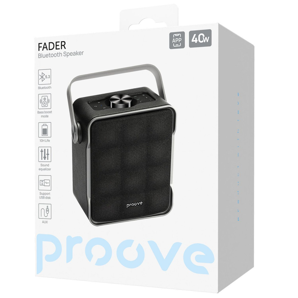 Портативна Акустика Proove Fader 40W (APP) — Придбати в Україні - фото 1