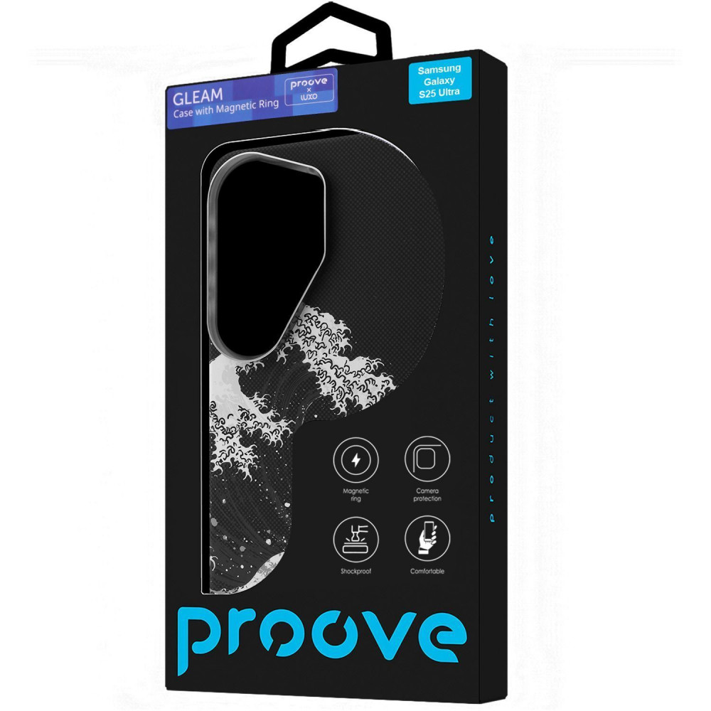 Чохол Proove Gleam Case with Magnetic Ring Samsung Galaxy S25 Ultra (70948) gray sunset на малюнкі №2