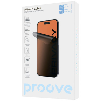 Купить Защитная гидрогелевая пленка Proove Hydrogel Screen Protection PRIVACY Clear 65612 - Ncase