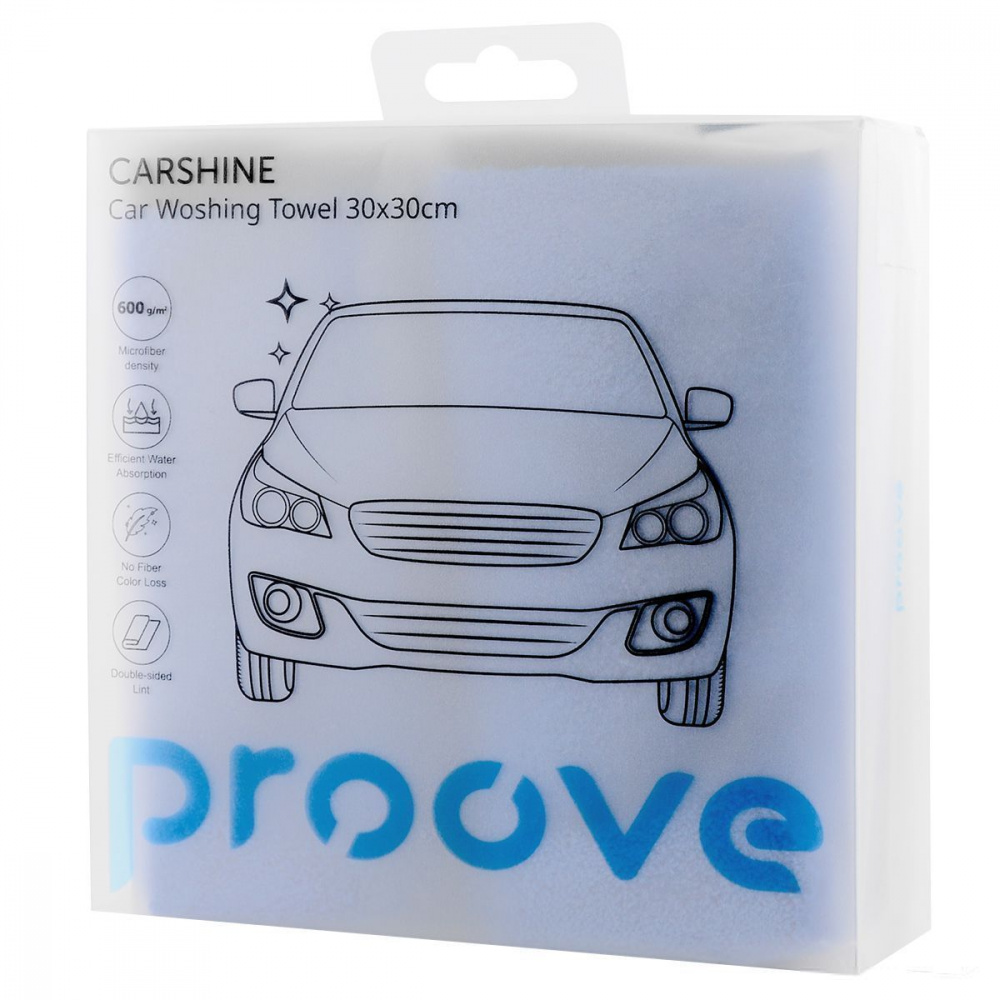 Автомобільна Мікрофiбра Proove Carshine (30*30cm) 2 pcs — Придбати в Україні - фото 1