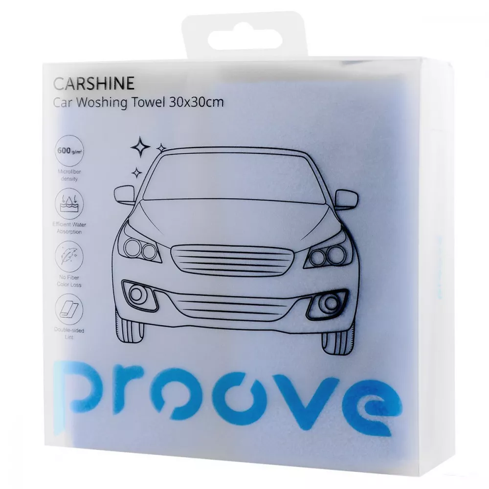 Автомобільна Мікрофiбра Proove Carshine (30*30cm) 2 pcs — Придбати в Україні