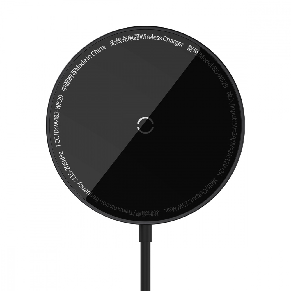 Беспроводное ЗУ Baseus Simple Mini3 Magnetic Wireless Charger 15W - фото 10