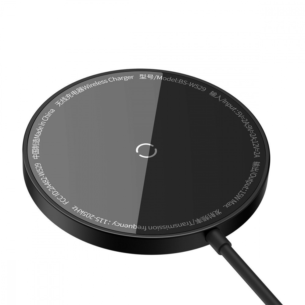 Беспроводное ЗУ Baseus Simple Mini3 Magnetic Wireless Charger 15W - фото 6