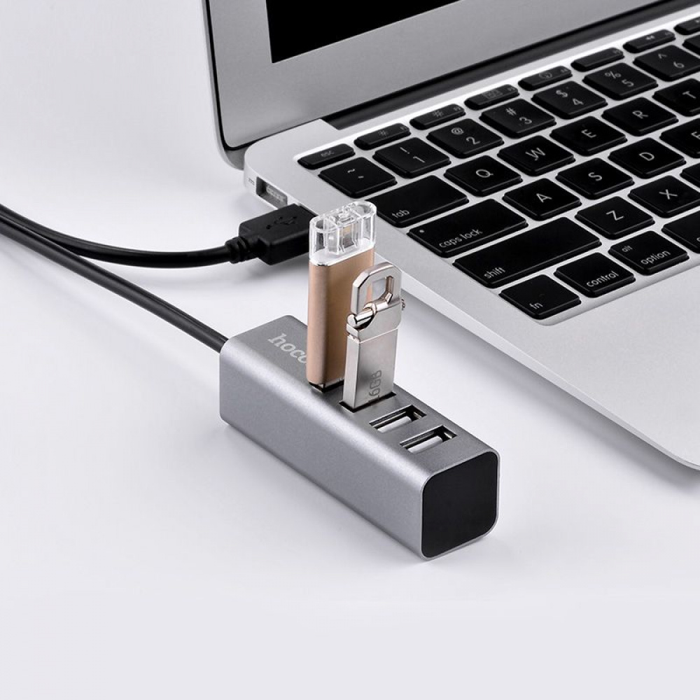 USB-Хаб Hoco HB1 (USB to USB2.0*4) — Придбати в Україні - фото 5