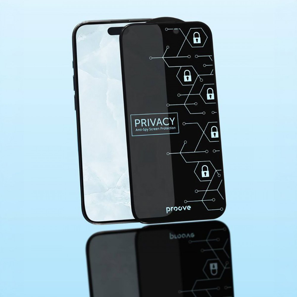 Защитное стекло Proove Privacy iPhone 14 Pro Max/15 Plus/16 Plus - фото 10
