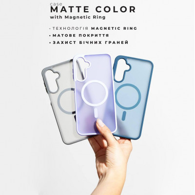 WAVE Matte Color Case with Magnetic Ring — Придбати в Україні