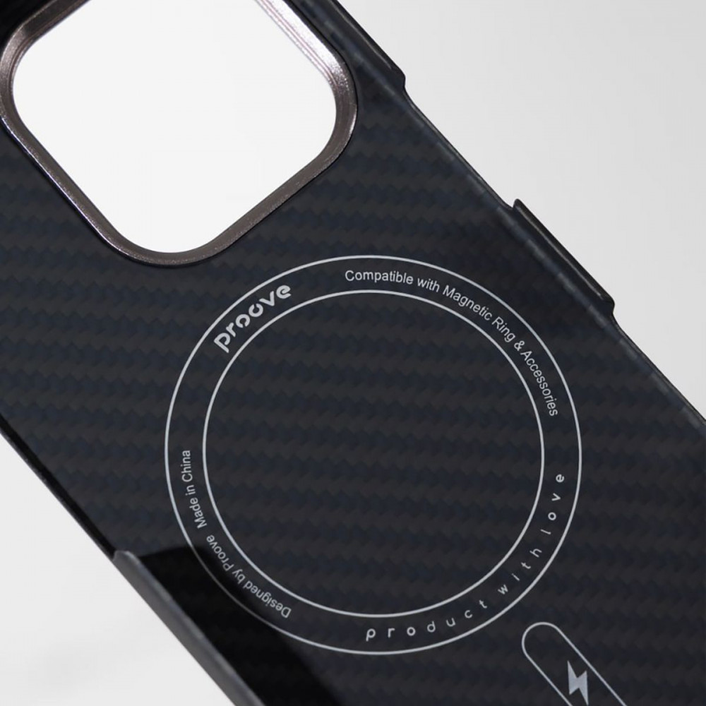 Чохол Proove Carbon Slim with Magnetic Ring iPhone 16 Pro — Придбати в Україні - фото 8