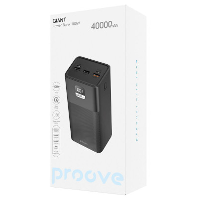 Портативна Батарея Proove Giant 100W 40000mAh — Придбати в Україні