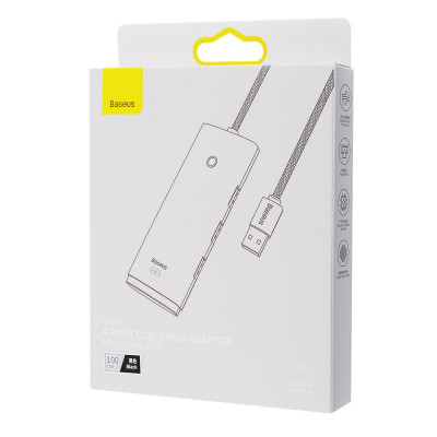 Купить USB-Хаб Baseus Lite Series 4-in-1 (USB-A to USB 3.0*4) (1m) 38666 - Ncase